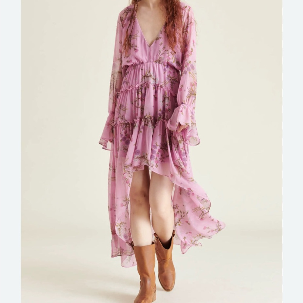 Steven Madden floral maxi dress size Medium